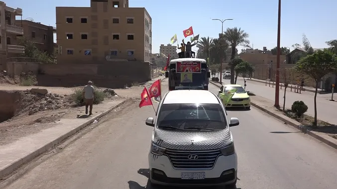 مشاركون في فعالية المكتبة الجوالة: بفكر القائد أوجلان تحررت شعوب المنطقة وتوحدت