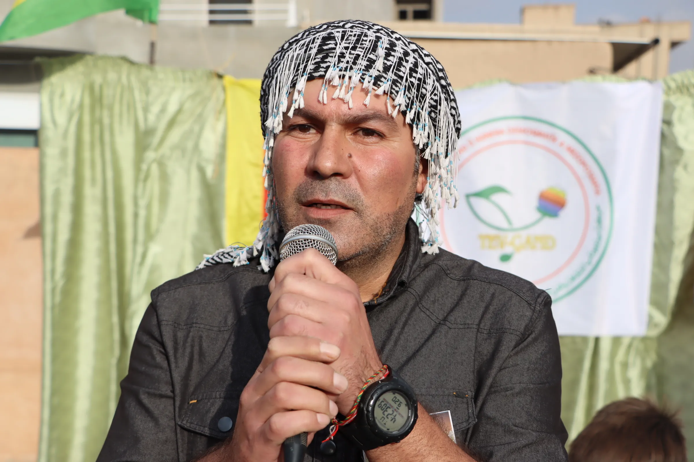 ​​​​​​​TEV-ÇAND  تشييع جثمان الشهيد الفنان ريبر في عامودا