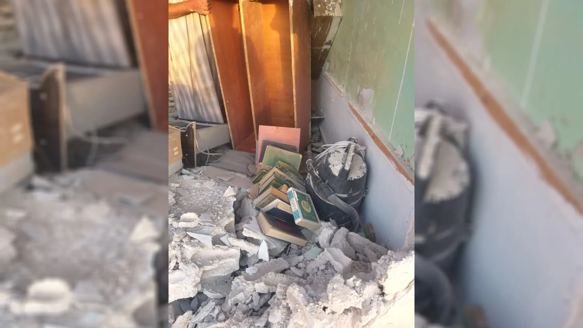 الاحتلال التركي يدمر مسجداً وعدداً من المنازل في ناحية عين عيسى