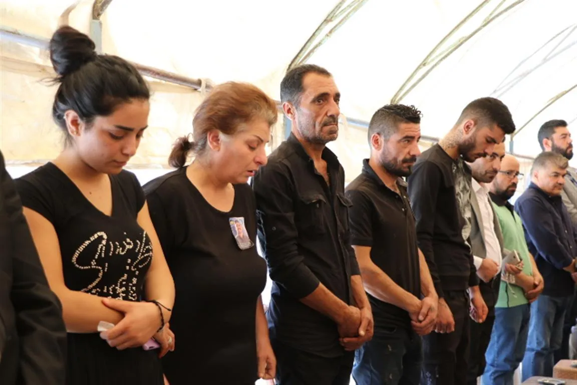 أهالي مدينة الحسكة يقدّمون واجب العزاء لذوي الشهيد إبراهيم ميخائيل