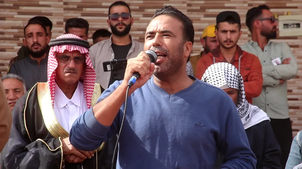 ​​​​​​​أهالي ناحية الشدادي يشيّعون جثمان الشهيد محمد بوزان إلى مثواه الأخير