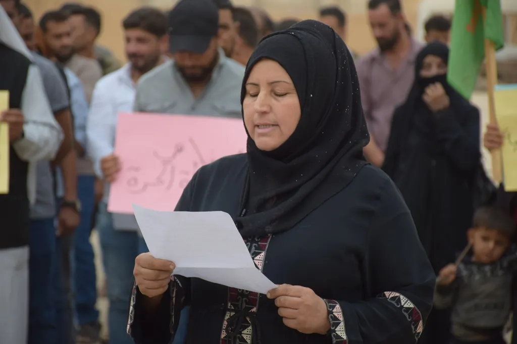 مظاهرات وفعاليات متنوعة بمقاطعة الحسكة تندد بافتعال حريق في سجن افين في إيران - تم التحديث