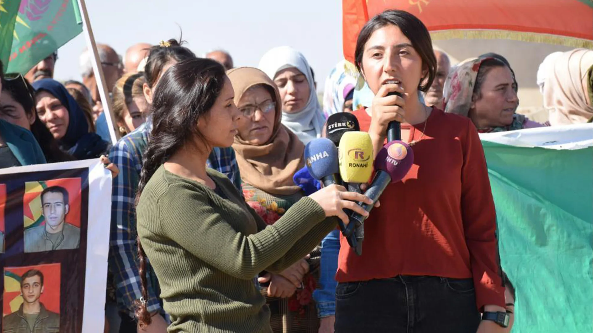 ​​​​​​​تضامناً مع الكريلا.. اتحاد المرأة الشابة ينصب خيمة في كوباني