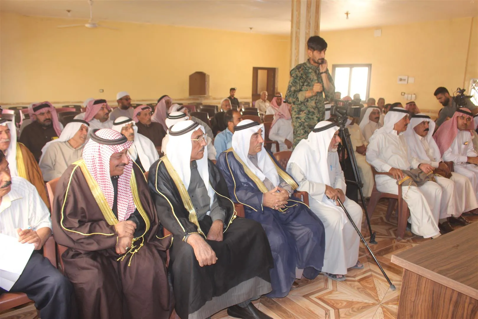 ​​​​​​​عشائر ناحية تل براك في اجتماع موسع تؤكد استعدادها لمجابهة دولة الاحتلال التركي