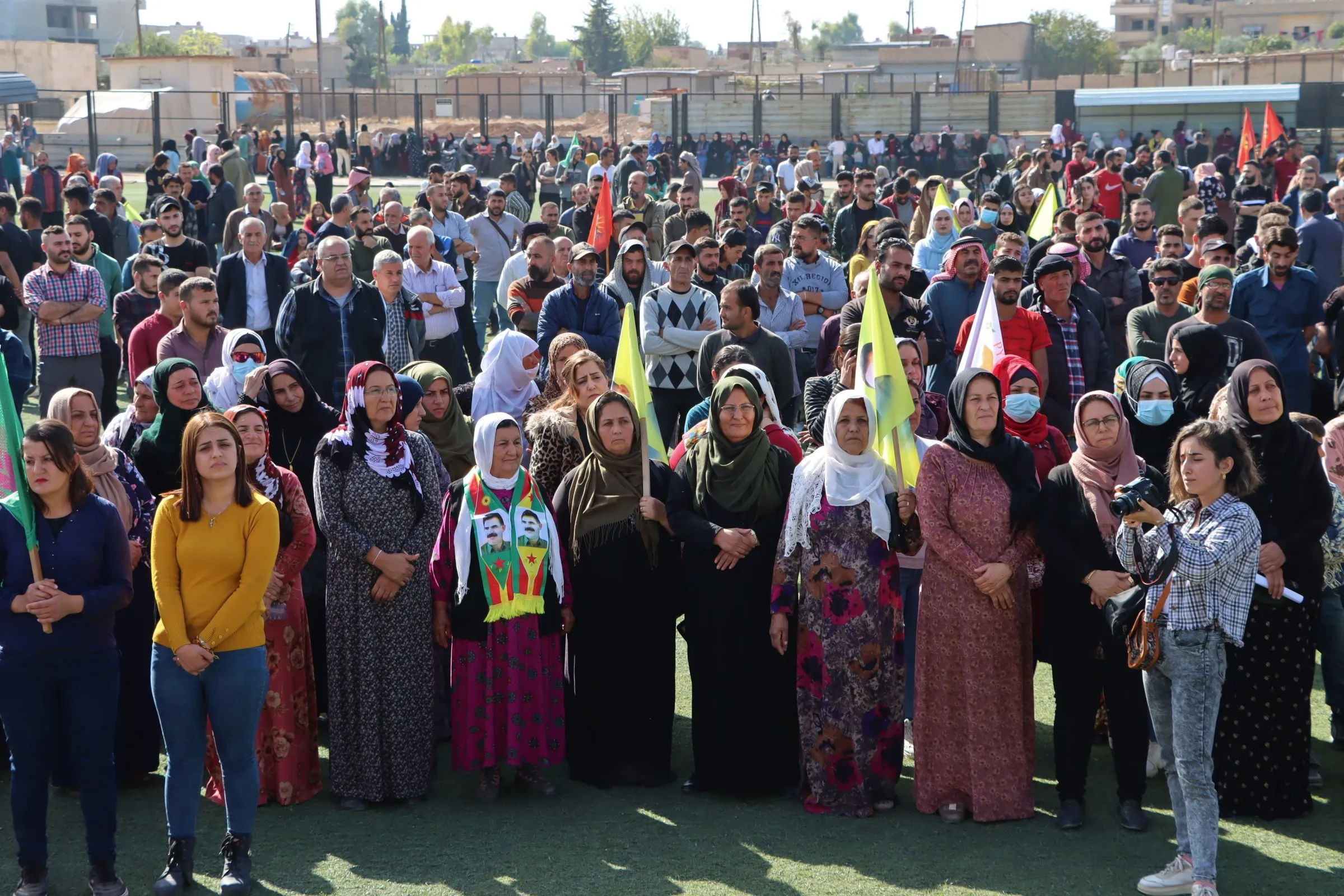 المئات من مكونات إقليم الجزيرة يؤكدون خلال اعتصام جماهيري دعمهم لقوات الكريلا