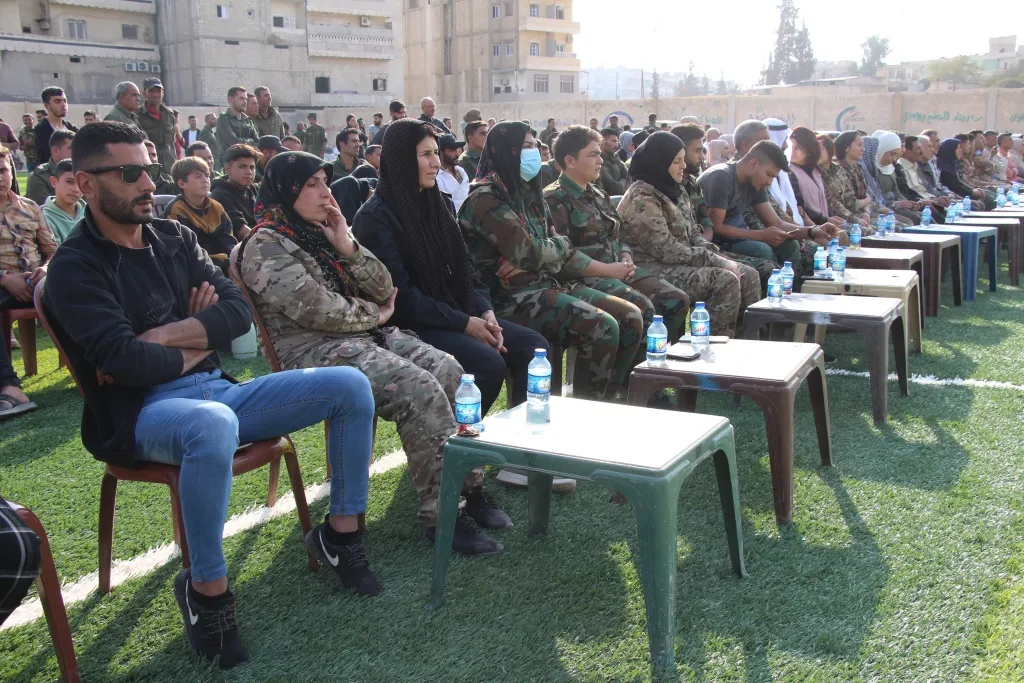 احتفالية في منبج بمناسبة الذكرى السنوية الـ9 لتأسيس قوى الأمن الداخلي 