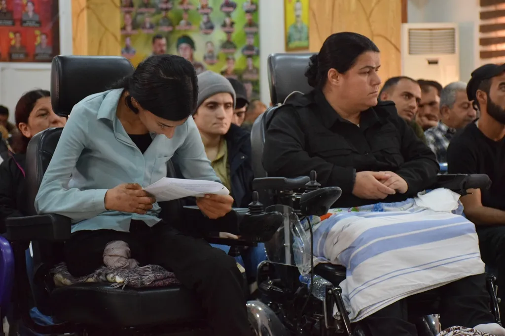 المؤتمر الثاني لفدراسيون جرحى الحرب في شمال وشرق سوريا يختتم بالمصادقة على النظام الداخلي