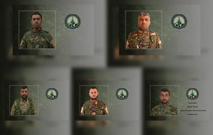 ​​​​​​​قوات تحرير عفرين تكشف هوية 5 مقاتلين استشهدوا جراء هجمات الاحتلال التركي