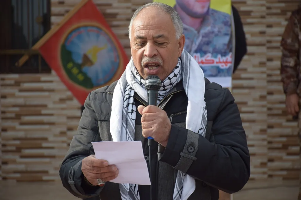 ​​​​​​​أهالي الشدادي يشيّعون جثمان الشهيد كمال صبحي الحمد