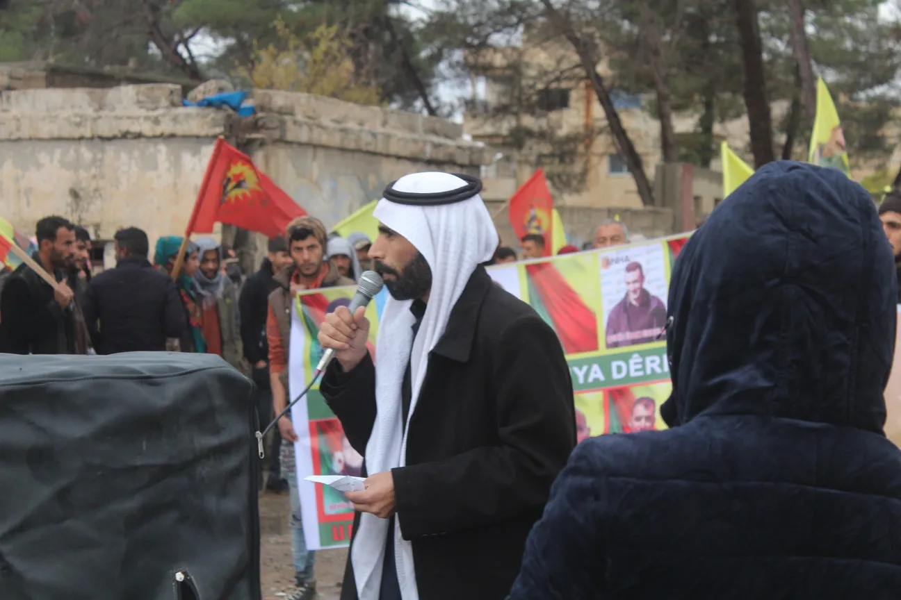 ​​​​​​​خلال مظاهرتين أهالي مقاطعة قامشلو يؤكدون مواصلتهم المقاومة ضد الهجمات التركية