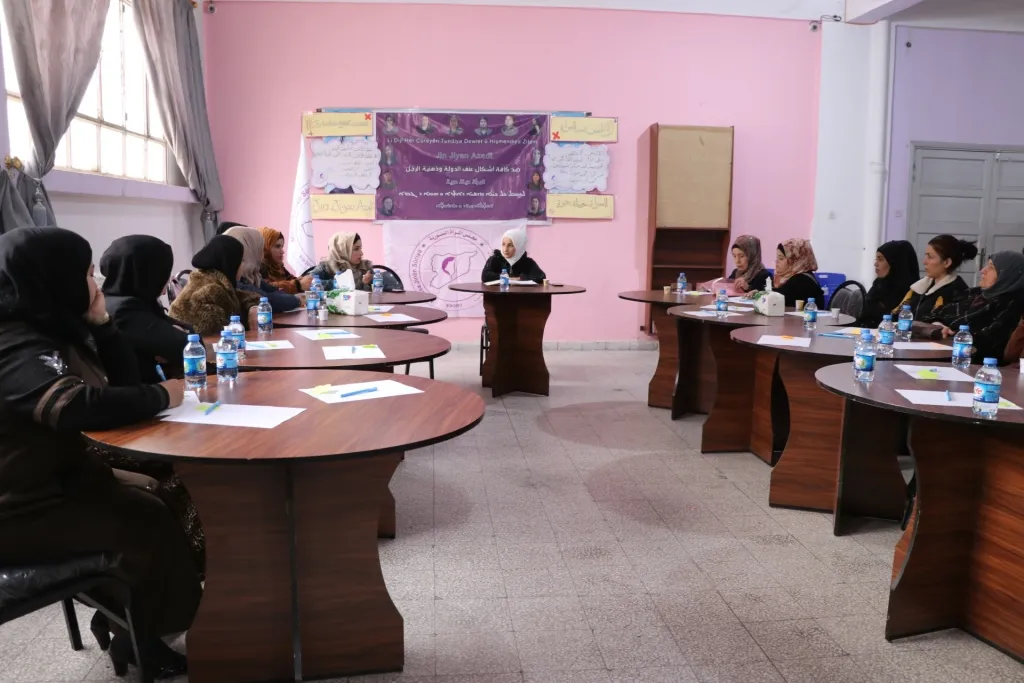 ​​​​​​​النساء والرجال في شمال وشرق سوريا ينددون بالعنف ضد المرأة