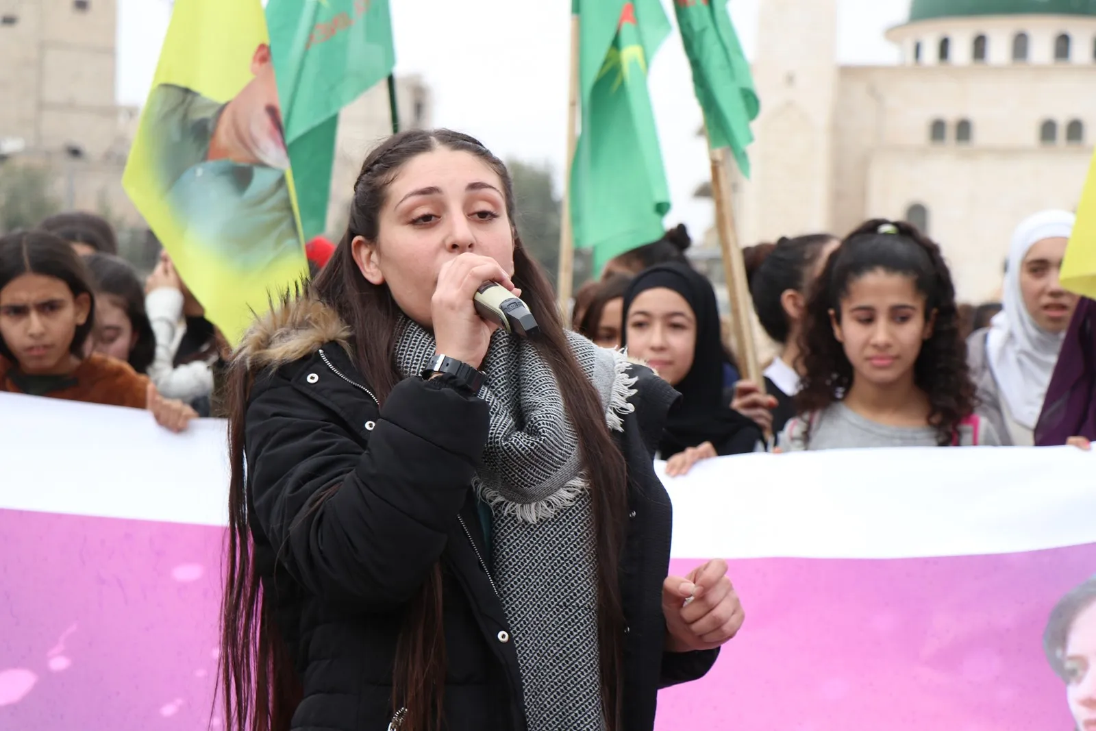 ​​​​​​​النساء والرجال في شمال وشرق سوريا ينددون بالعنف ضد المرأة