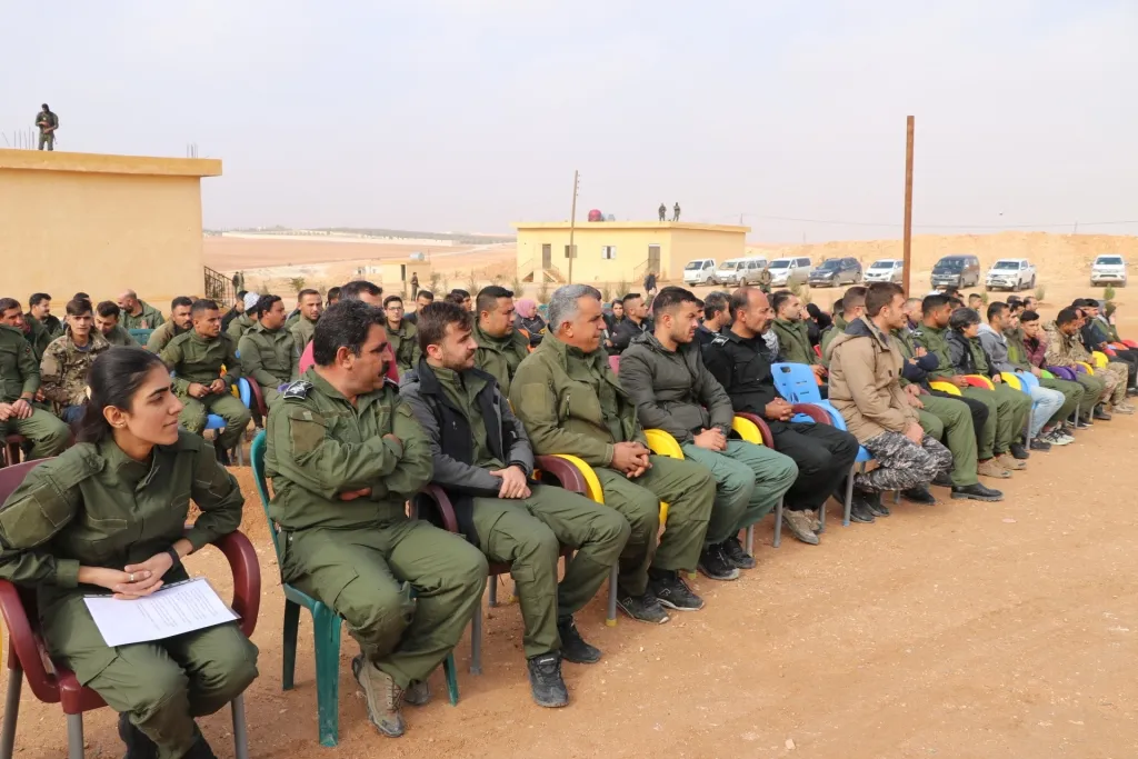 ​​​​​​​القيادة العامة لقوى الأمن الداخلي تخرّج الدفعة الأولى من قوات العمليات في منبج