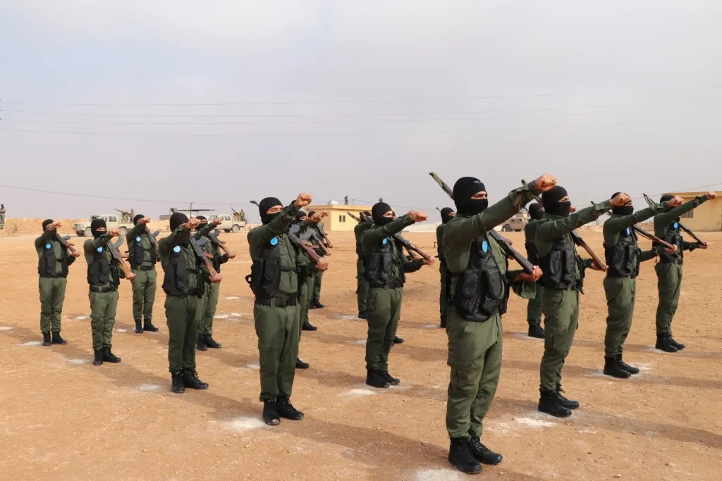 ​​​​​​​القيادة العامة لقوى الأمن الداخلي تخرّج الدفعة الأولى من قوات العمليات في منبج