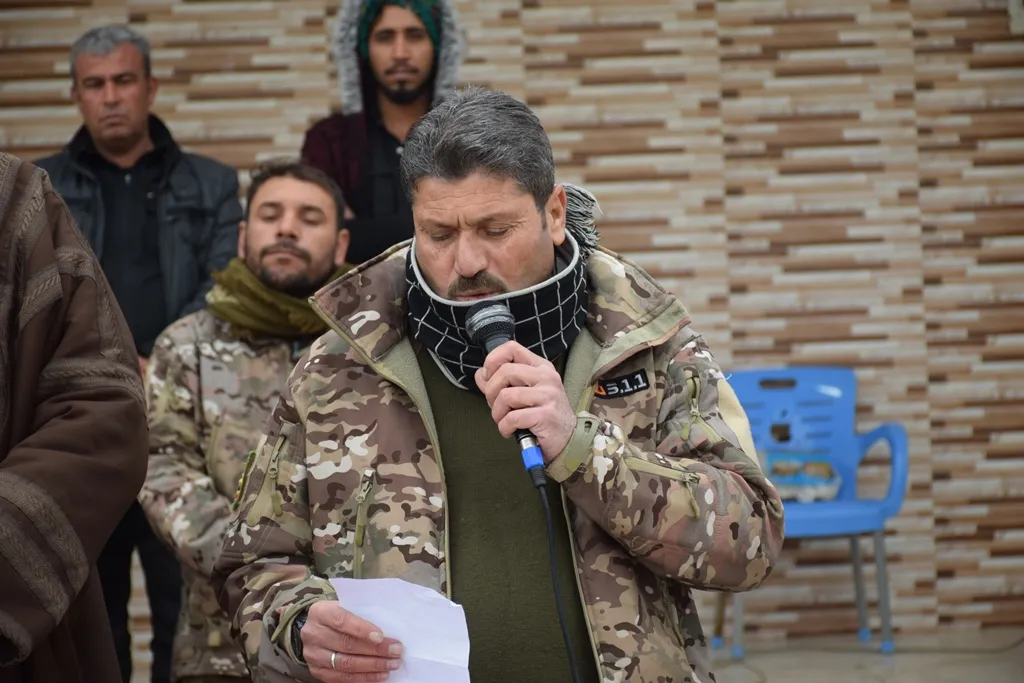 ​​​​​​​أهالي الشدادي يشيّعون جثمان الشهيد عطية الدواس إلى مثواه الأخير