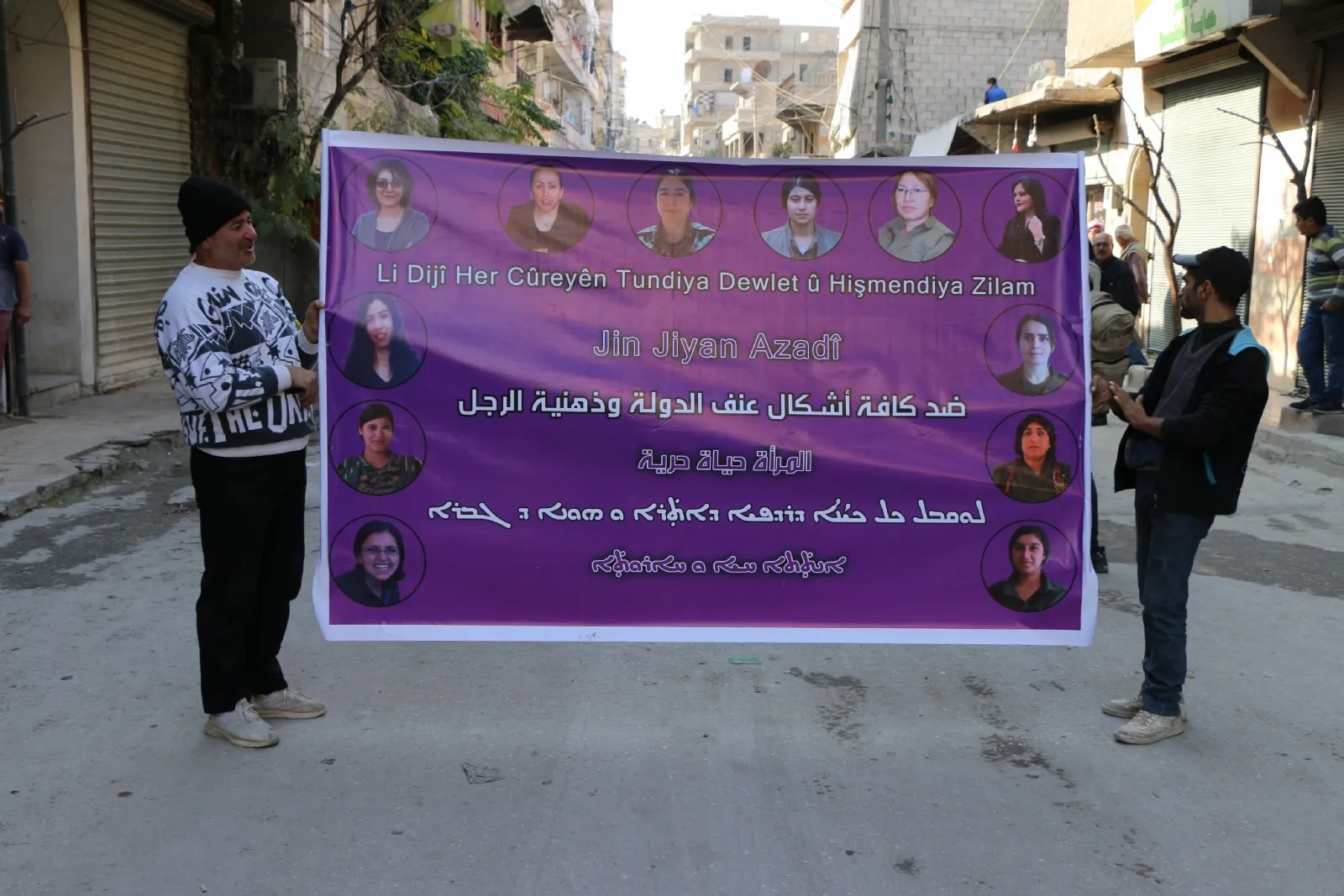 الرجال في حلب يطالبون بإنهاء العنف الممارس ضد المرأة
