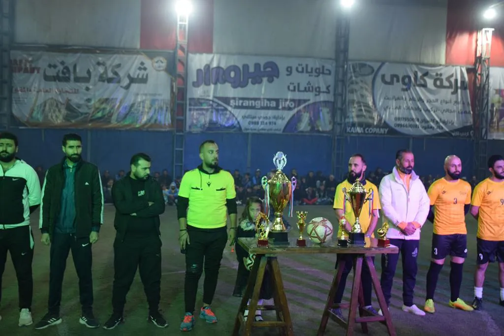 تتويج فريق جهاد ديرك بلقب بطولة كركي لكي الكبرى