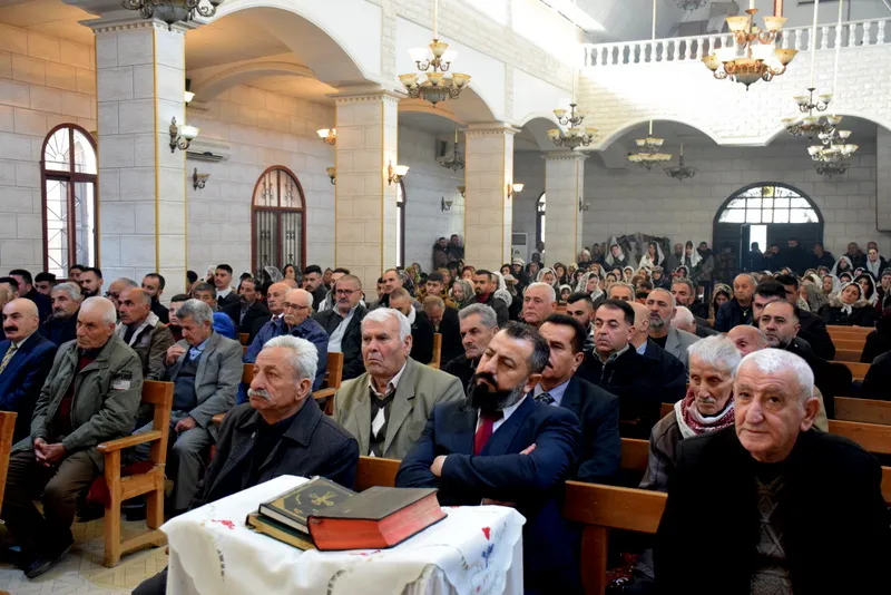 مسيحيو تل تمر يحتفلون بعيد الميلاد