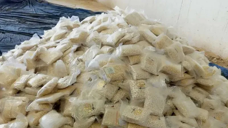 ​​​​​​​مخبأة داخل عجينة التمر!.. إحباط أضخم عملية تهريب كبتاغون في الأردن