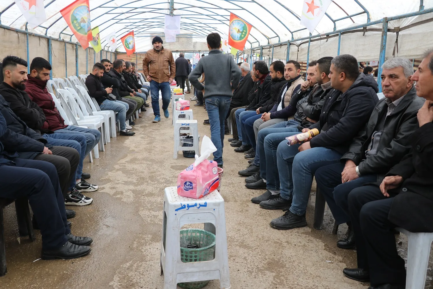 ​​​​​​​أهالي مقاطعة قامشلو خلال خيم عزاء لشهداء مجزرة باريس الثانية: سنواصل المقاومة رغم كل الهجمات