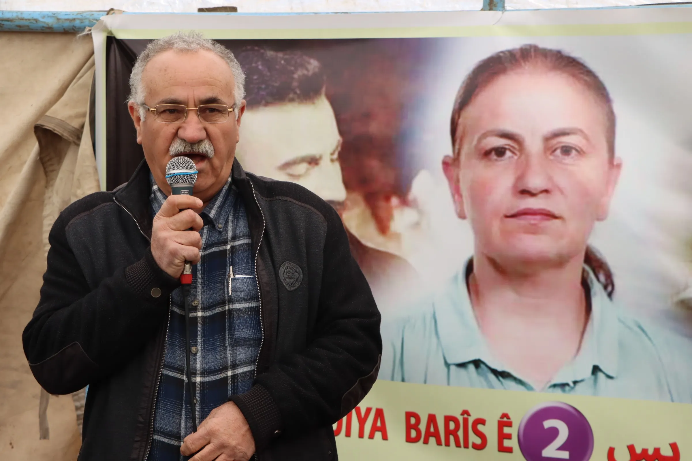 ​​​​​​​خيم عزاء لشهداء مجزرة باريس الثانية في مقاطعة قامشلو