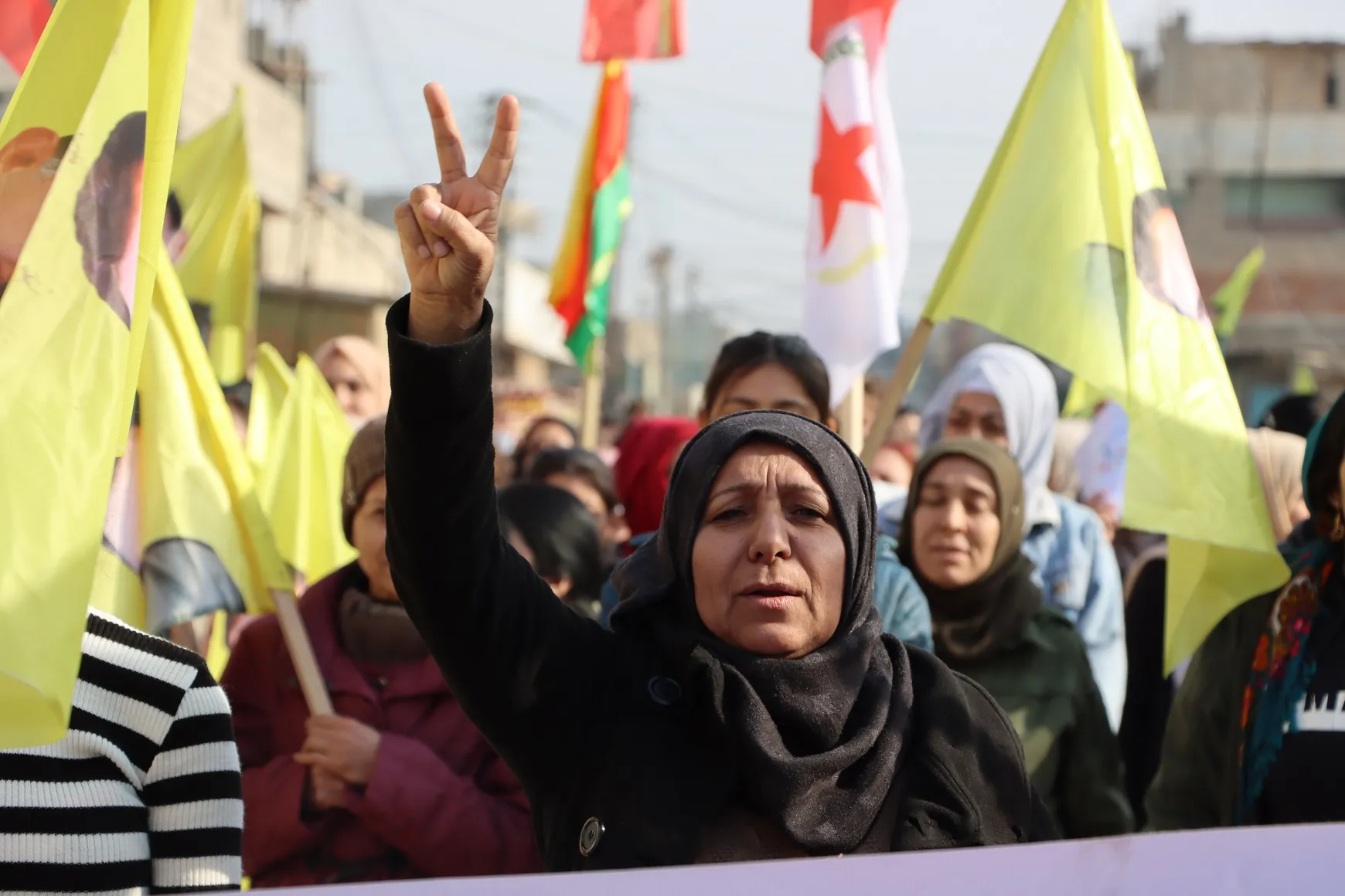 ​​​​​​​خلال مظاهرات.. أهالي إقليم الجزيرة يطالبون CPT بأداء مهامها تجاه القائد أوجلان