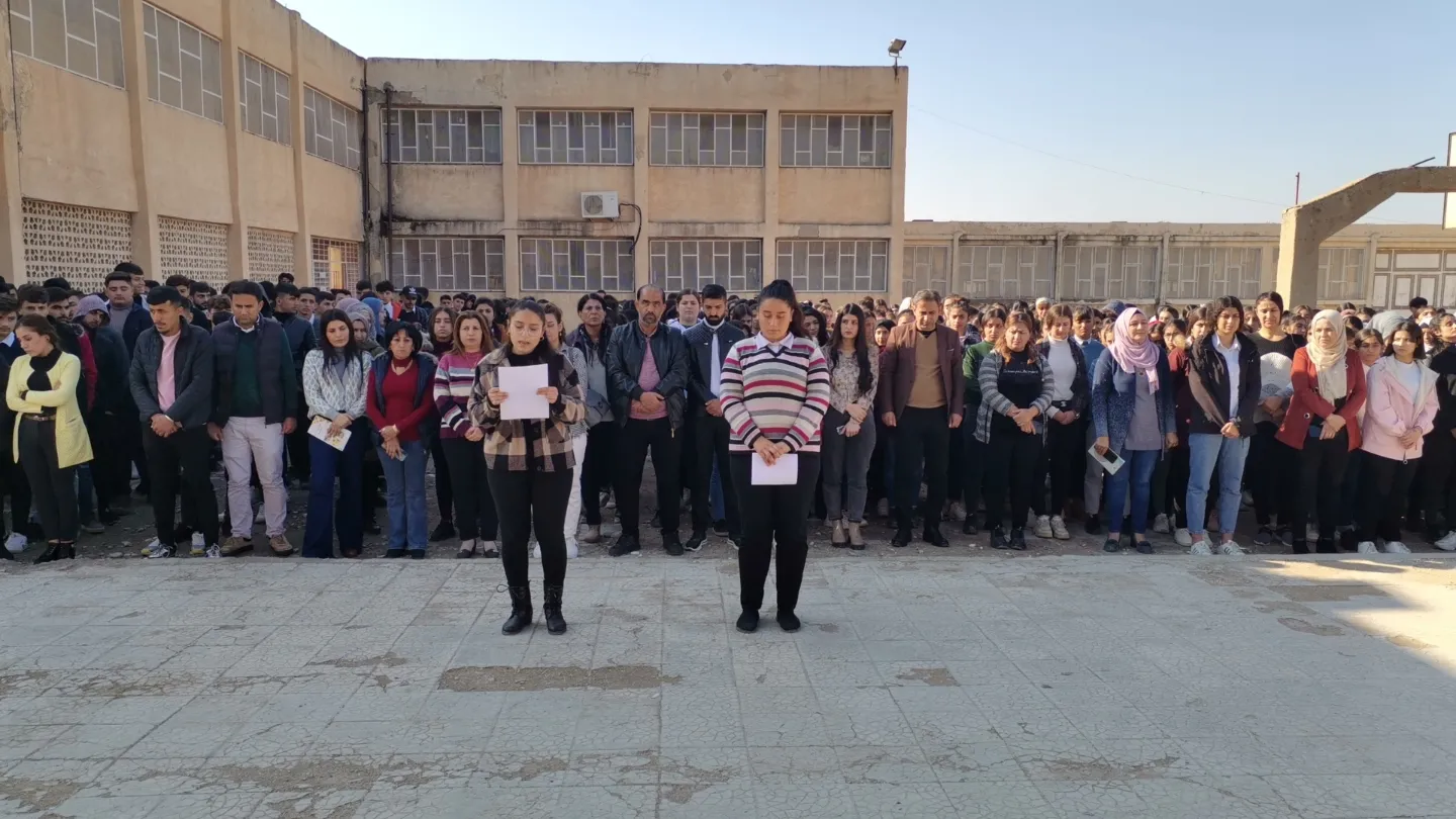 ​​​​​​​مؤسسات تعليمية تدين استهداف سيارة للمعلمين في قامشلو