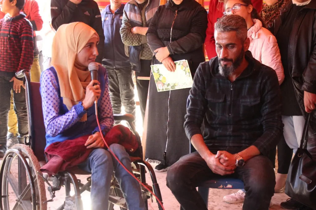 افتتاح معرض تسويقي للأعمال اليدوية في منبج لصالح ذوي الاحتياجات الخاصة