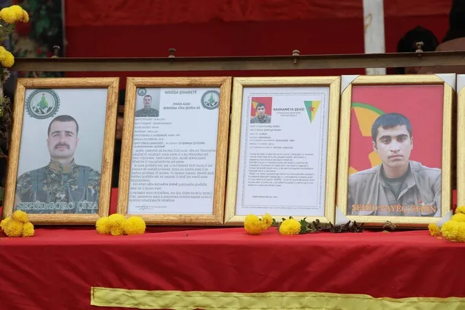 ​​​​​​​أهالي إقليم عفرين يشيعون جثمان الشهيد سورو جيا