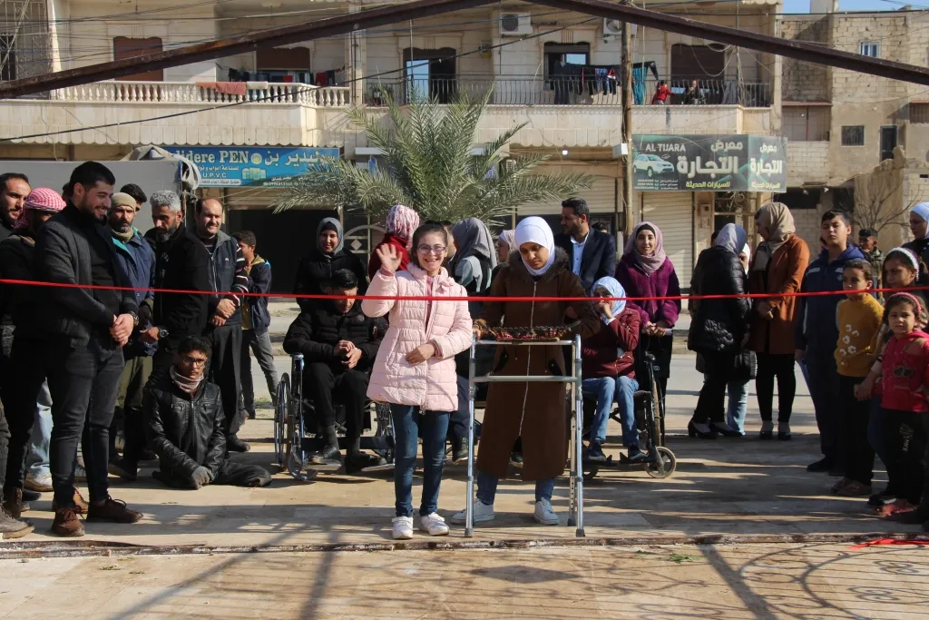 ​​​​​​​افتتاح حديقة في منبج بمناسبة اليوم العالمي لذوي الاحتياجات الخاصة