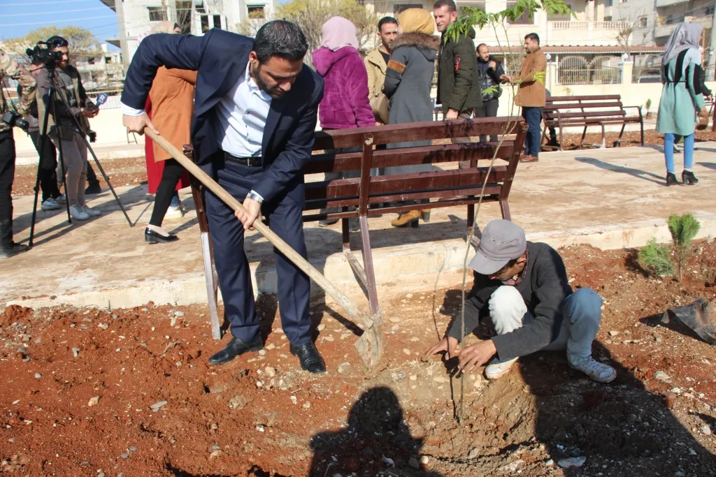 ​​​​​​​افتتاح حديقة في منبج بمناسبة اليوم العالمي لذوي الاحتياجات الخاصة