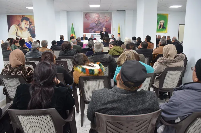​​​​​​​منظمات نسائية ومجتمعية تطالب الأهالي برفع وتيرة النضال لتحقيق الحرية الجسدية للقائد أوجلان