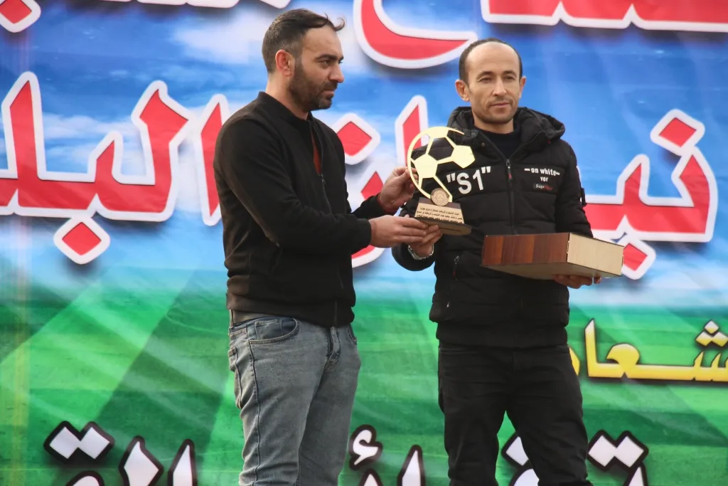 افتتاح ملعب 4 نيسان البلدي في منبج