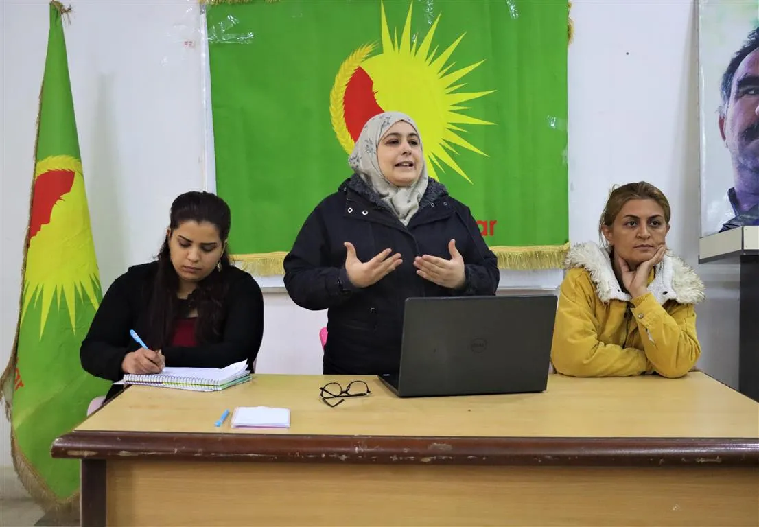 ​​​​​​​​​​​​​​​​​​​​​​​​​​​​"قضية المرأة والسياسة من منظور القائد أوجلان".. محور ندوات حوارية في مقاطعة الحسكة