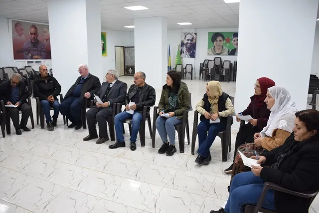 ندوتان في تربه سبيه وتل حميس للحديث عن العزلة المشددة على القائد وأفكاره حول حرية المرأة