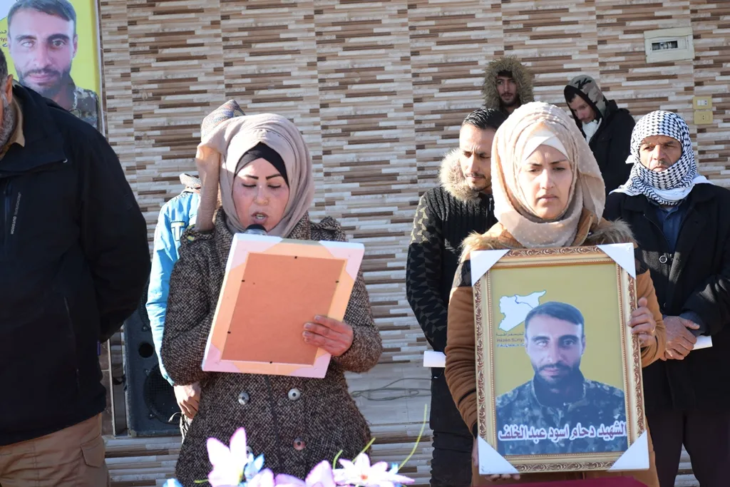 ​​​​​​​أهالي الشدادي يشيّعون الشهيد دحام عبد الخلف إلى مثواه الأخير