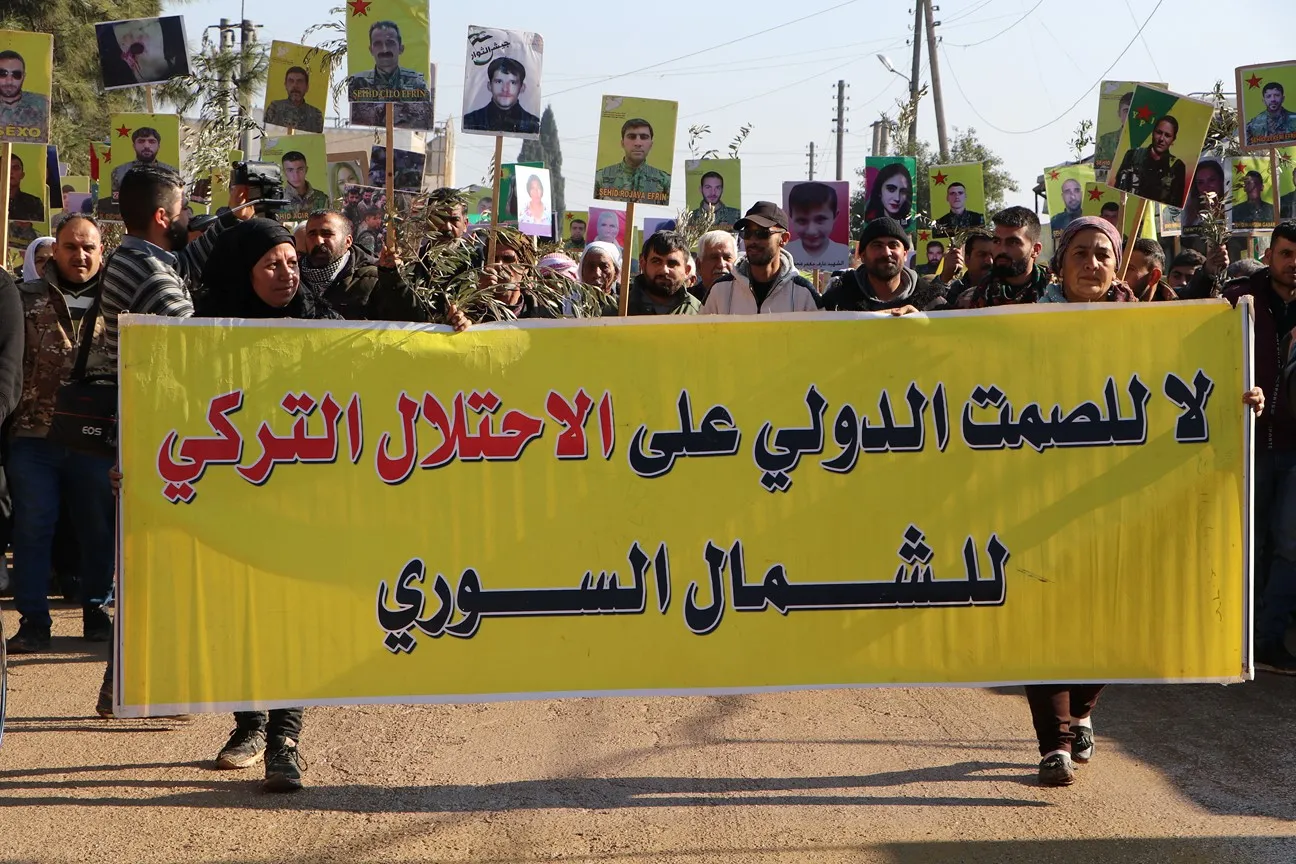 في الذكرى الخامسة لهجوم الاحتلال التركي على عفرين.. الأهالي يجددون عهد المقاومة وتحرير مدينتهم