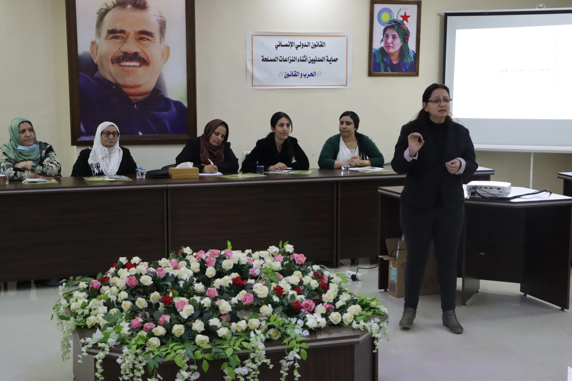 ​​​​​​​خلال محاضرة.. "مجلس المرأة" ومنظمة حقوقية يناقشان قوانين حقوق الإنسان