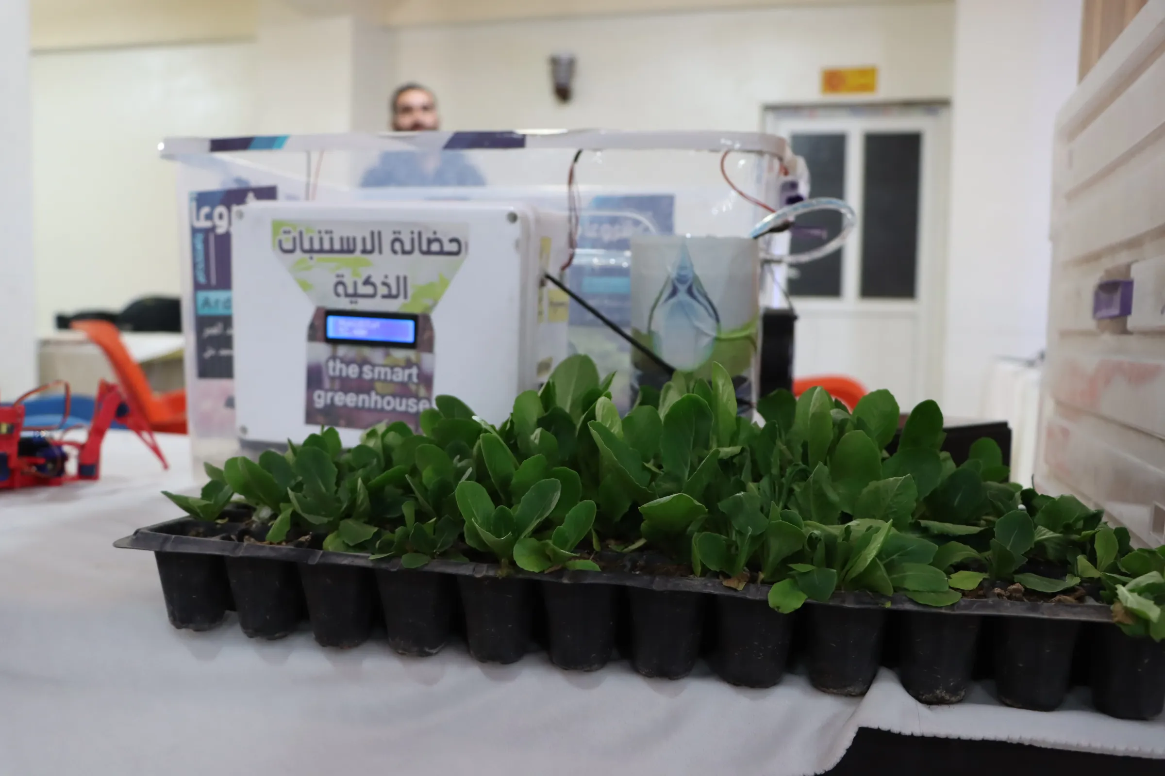 مشاريع طلاب جامعة روج آفا في معرض التكنولوجيا