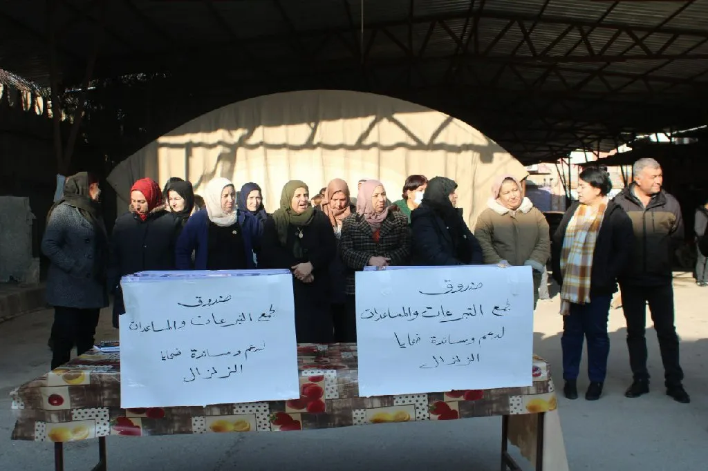 بالصور والفيديو.. استمرار جمع المساعدات في شمال وشرق سوريا لدعم المناطق المنكوبة