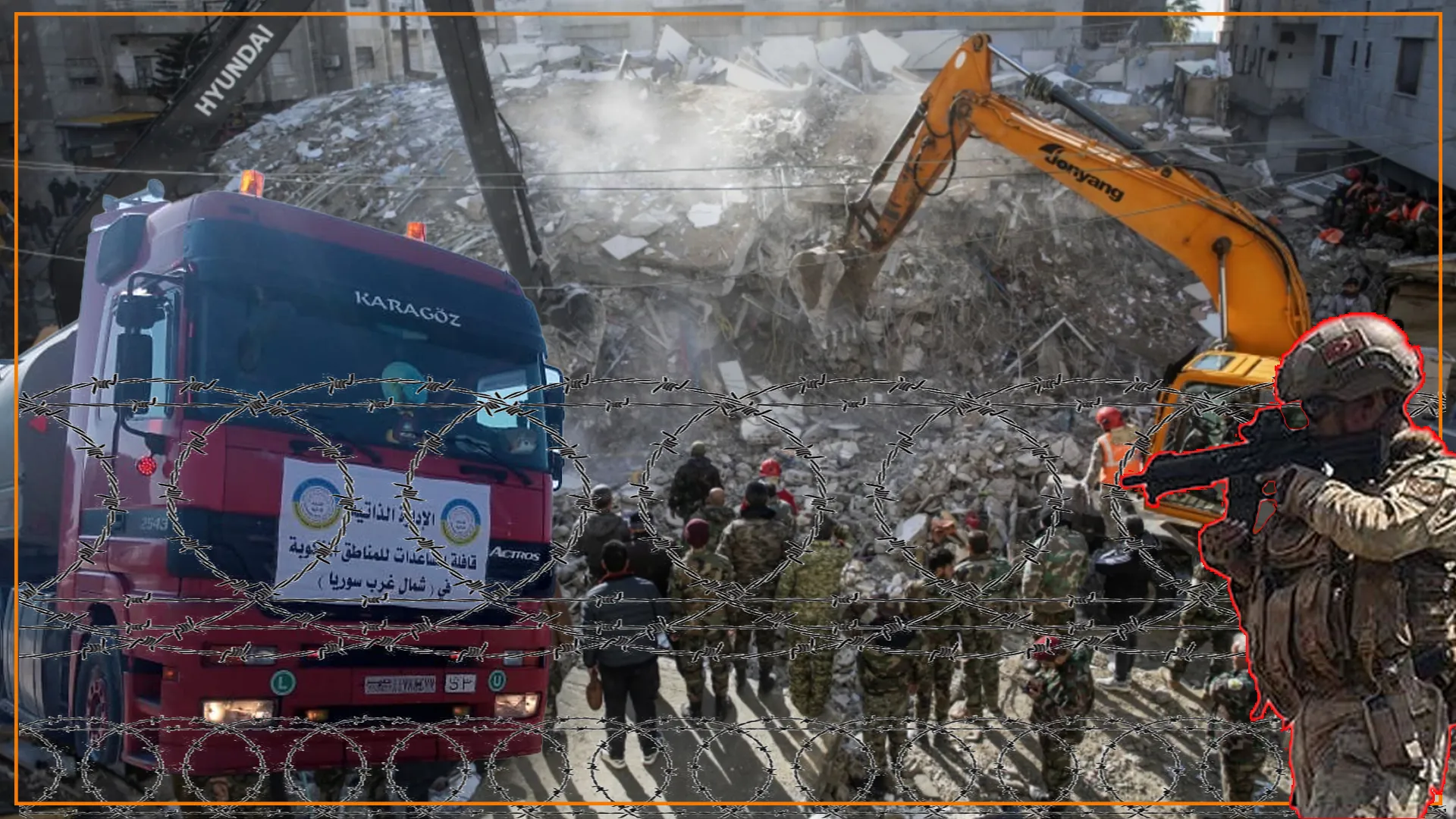 ​​​​​​​دولة الاحتلال تعيق إرسال المساعدات إلى المناطق المنكوبة في شمال غرب سوريا