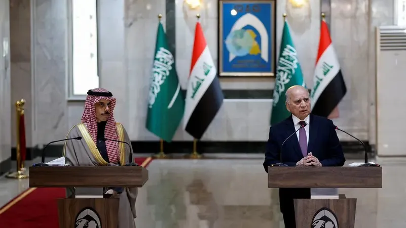 وزير الخارجية السعودي في بغداد