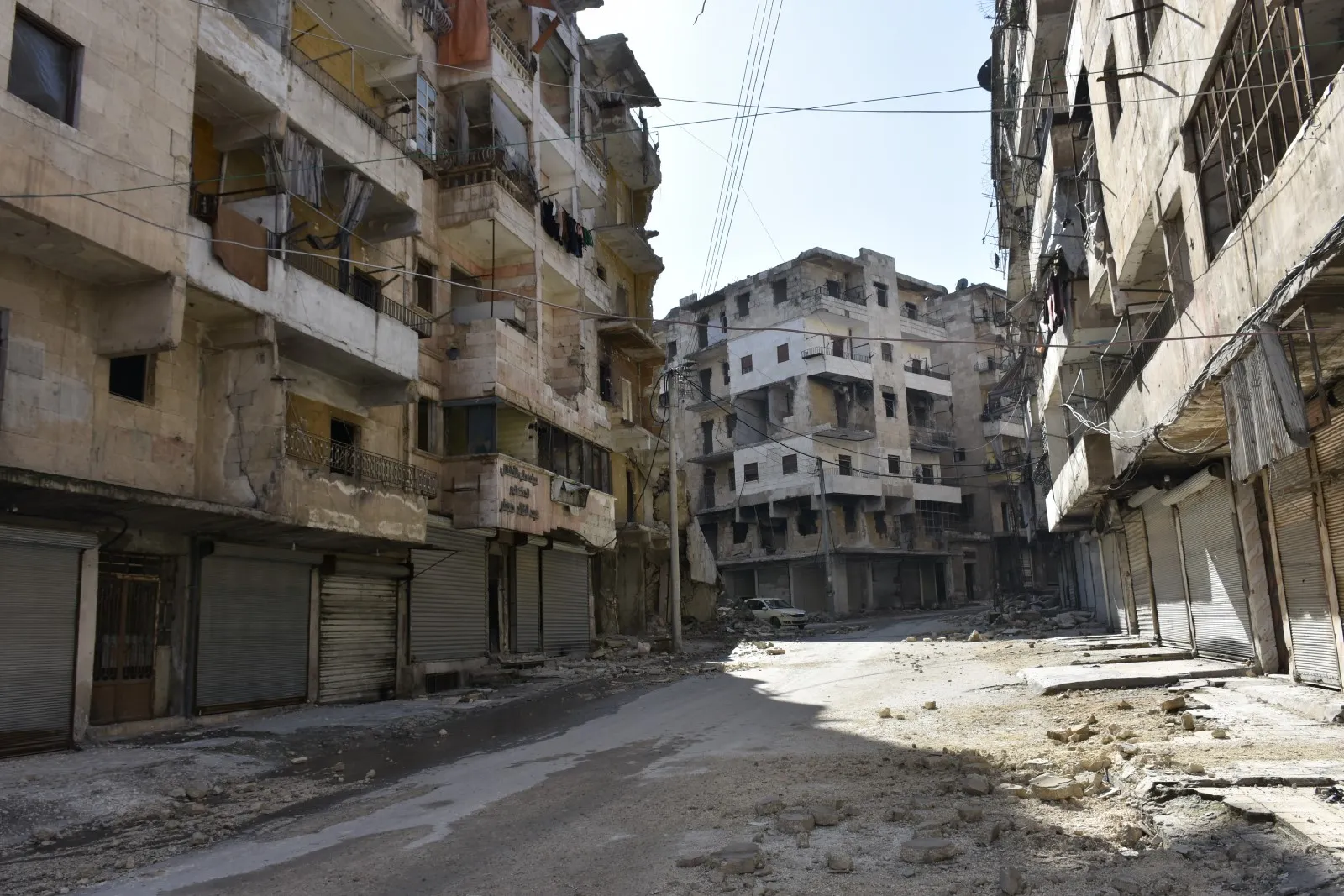 ​​​​​​​ANHA ترصد بالصور والفيديو الأبنية المتصدعة في الشيخ مقصود والأشرفية