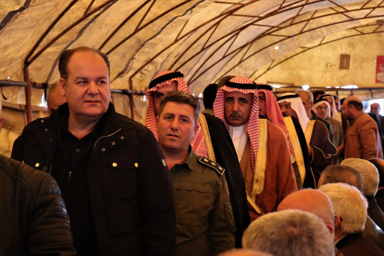 ​​​​​​​أهالي شمال وشرق سوريا يقدمون واجب العزاء لذوي الراحل حكم خلو