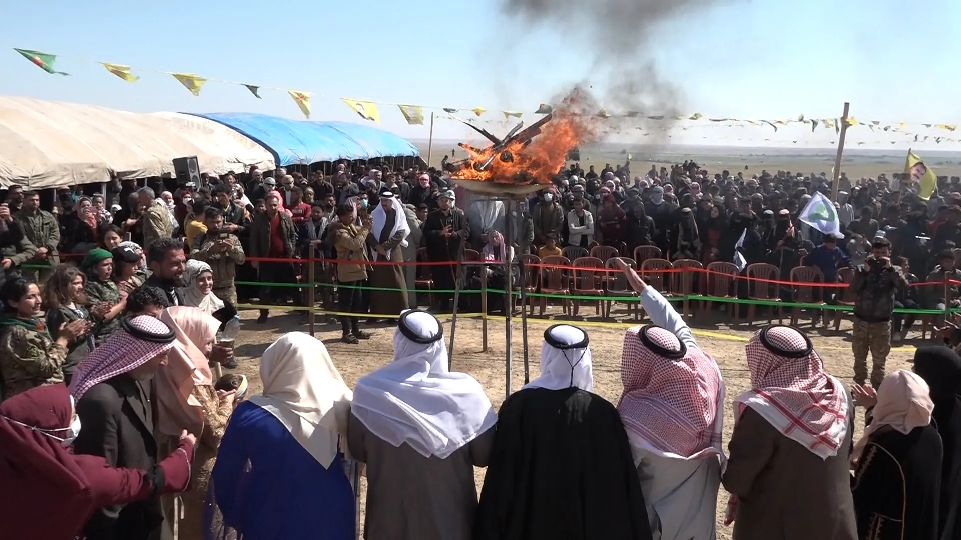 من دير الزور : نوروز 2023 سيكون نوروز حرية القائد عبدالله أوجلان ودحر المحتل التركي