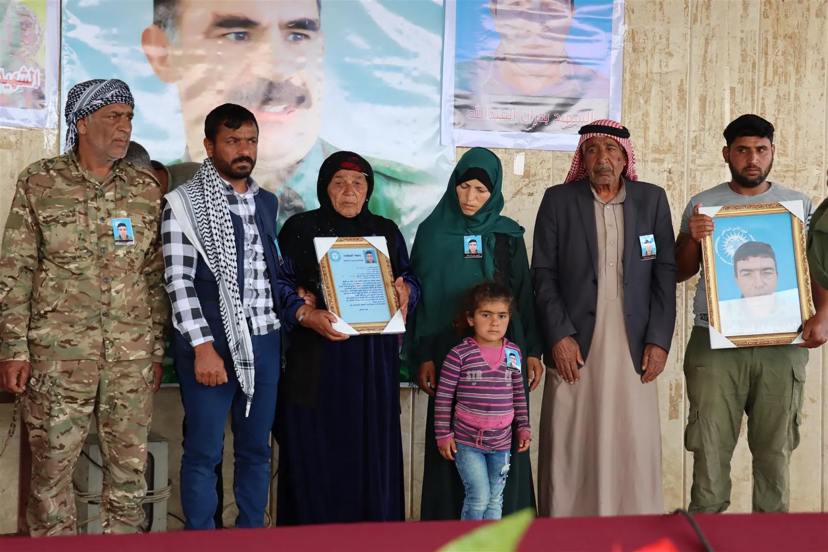 أهالي الحسكة يشيّعون جثماني الشهيدين محمود مصلح وبدران العبد الله