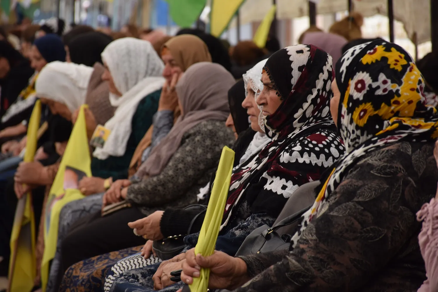 خلال عزاء مقاتل YPG باران نصيبين: راية النضال ستظل شامخة