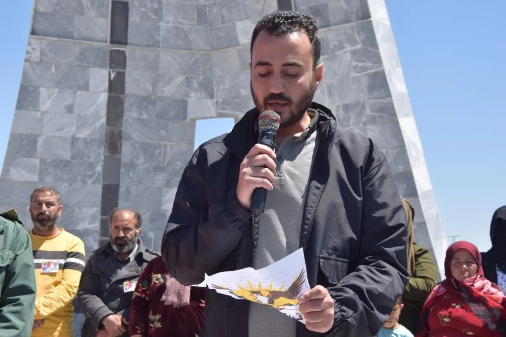 ​​​​​​​مراسم غيابية للشهيد آلان بغدك وتشييع جثمان الشهيد سلو محمد في كوباني