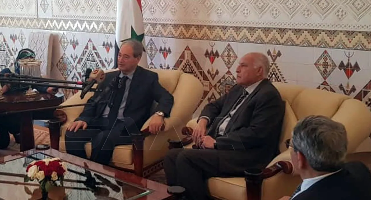 ​​​​​​​​​​​​​​فيصل المقداد يبدأ جولته العربية بالجزائر