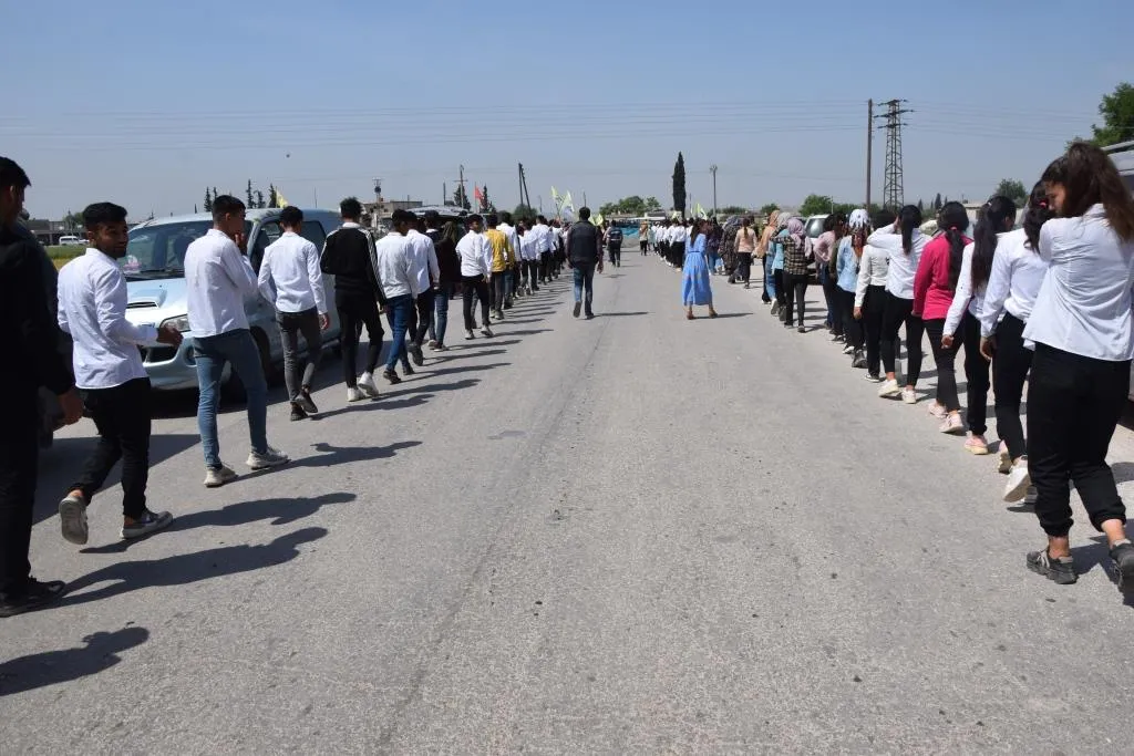 مظاهرة منددة باغتصاب طفلة في عفرين المحتلة